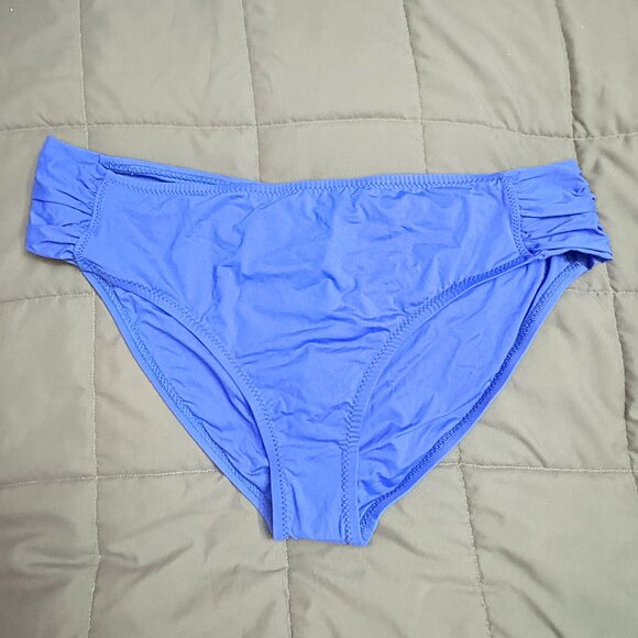 Becca Etc Plus Size Ruched Hipster Bikini Bottoms - 3X (22-24) - NWT - Picture 1 of 10